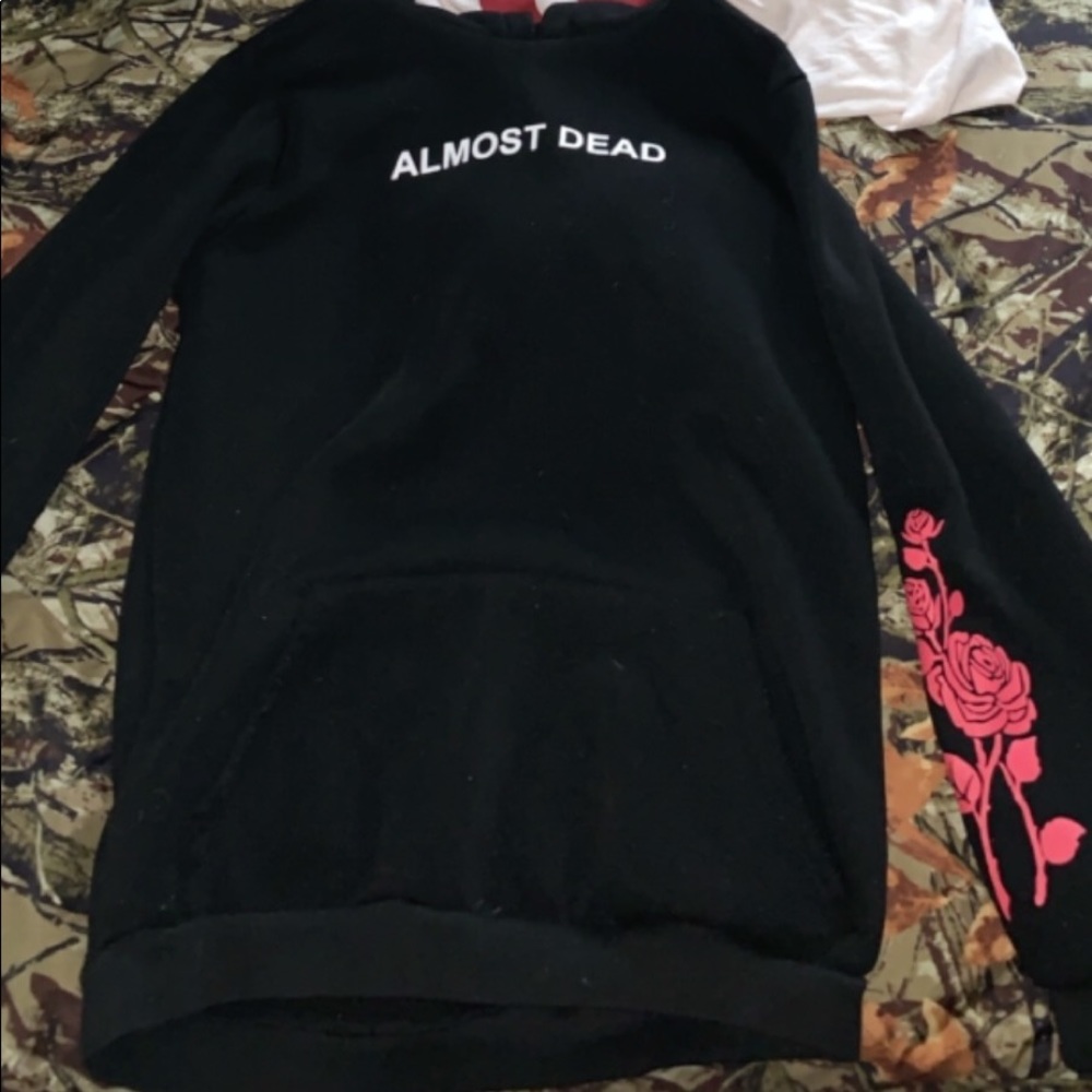 “almost dead” hoodie